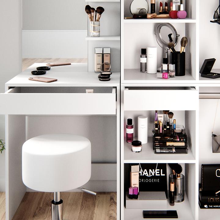 Produktbild Vicco Isabelle mit Hocker und Schrank (140 x 40 x 140 cm)