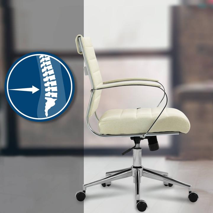 Actual product image CLP Oakland office chair, height-adjustable and swivelling