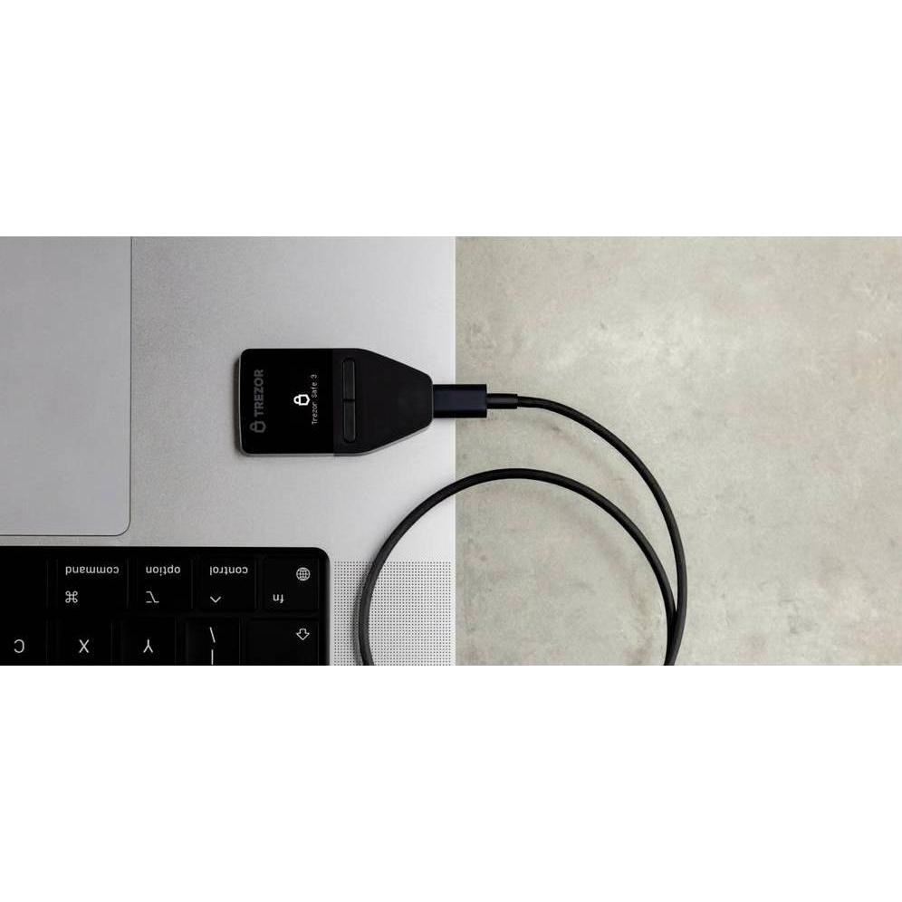 Trezor Safe 3 - Kosmisch zwart (Litecoin, Bitcoin, Cardano, Dogecoin,  Ethereum Klassiek, Bitcoin Cash, Stellaire) - Galaxus