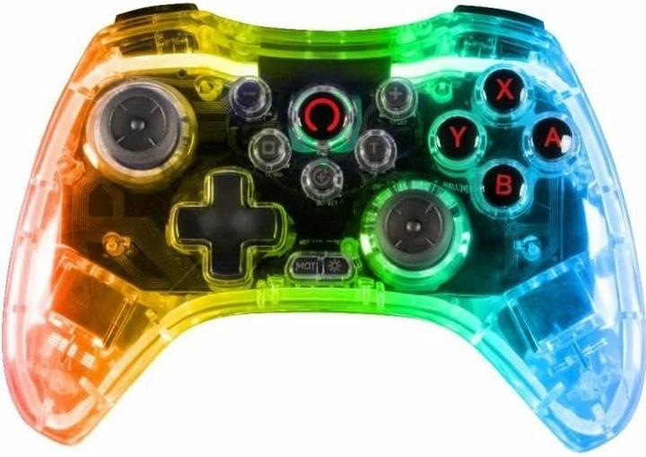 Actual product image Konix Wireless Gamepad - Crystal LED (PC, PS4, Switch)