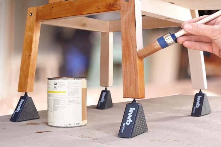 Actual product image kwb Anti-slip pads TriGrips workpiece pads (Plastic)