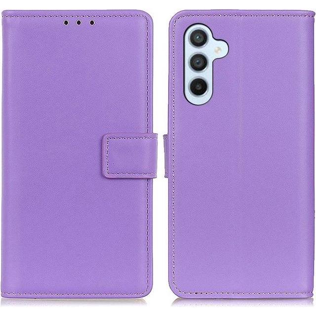 MU Classic Classic II Leder Bookcover Series (Samsung Galaxy A54 5G), Smartphone Hülle, Violett