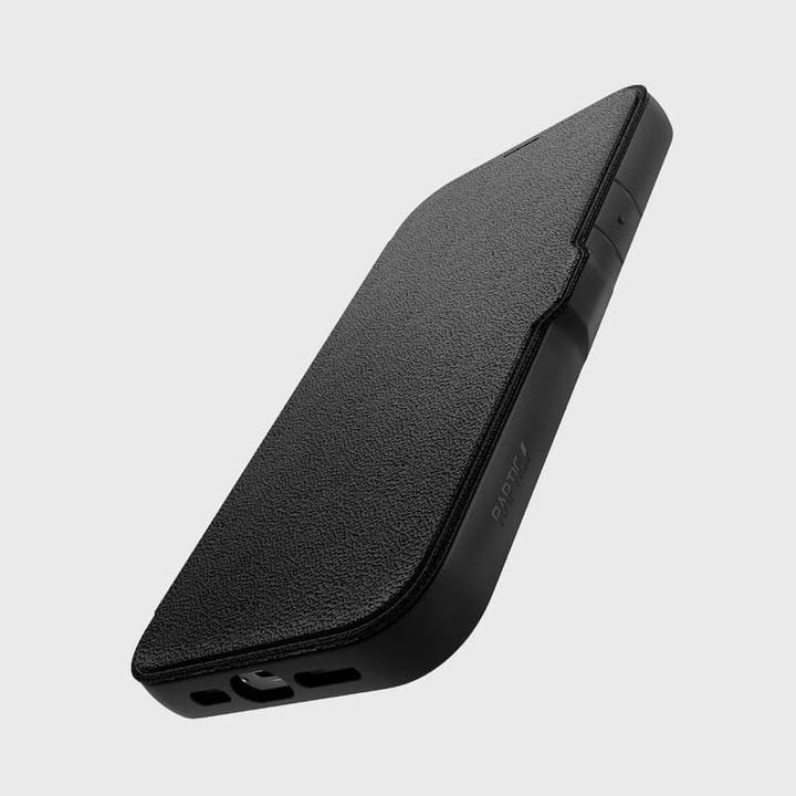 Immagine prodotto Raptic iPhone 15 Pro - Urban Folio schwarz - Outdoor Flip Etui (Apple iPhone 15 Pro)