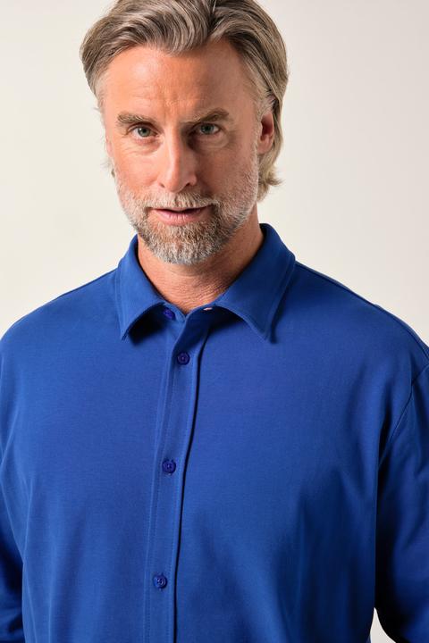 Immagine prodotto Boston Park Piqué-Hemd, Langarm, Kentkragen, Comfort Fit (6XL)