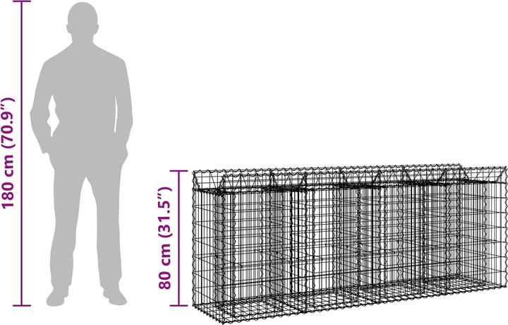 Produktbild vidaXL Zaunpaneele