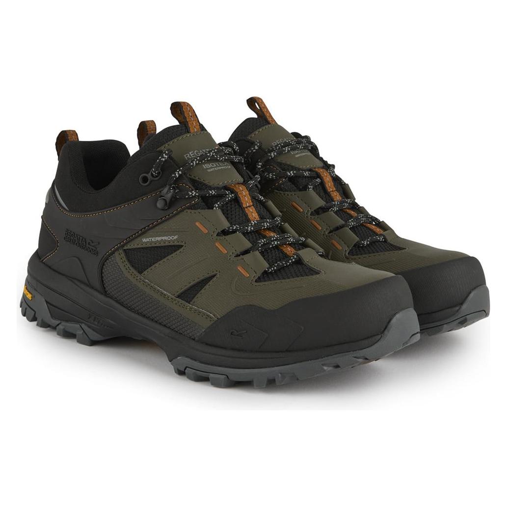 Regatta, Herren, Wanderschuhe, Freizeitschuhe RMF896-1ZK Regen (44), Grün