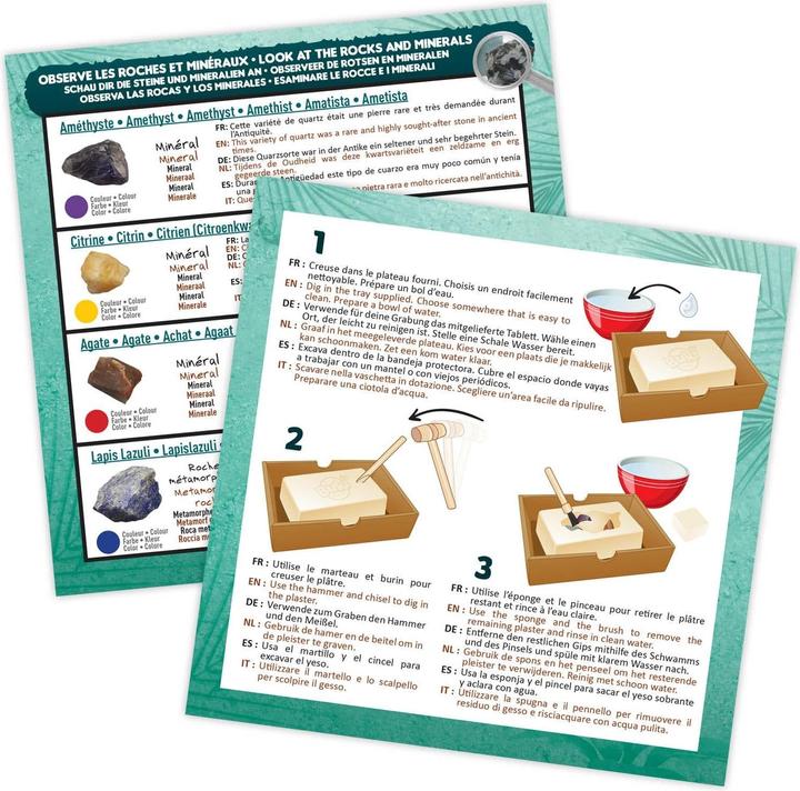 Produktbild Buki Experimentierkasten DigKit Steine und Mineralien