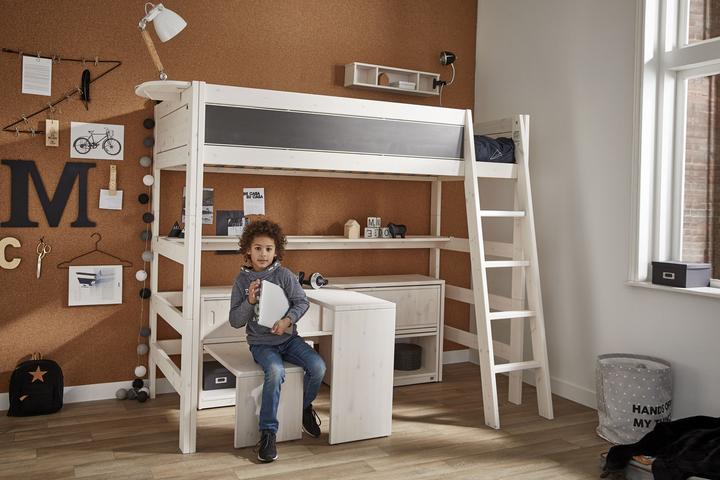 Image du produit Lifetime Kidsrooms Chambre d'enfant HILBERT, Play and Store,, avec sommier à lattes à roulettes (90 x 200 cm)