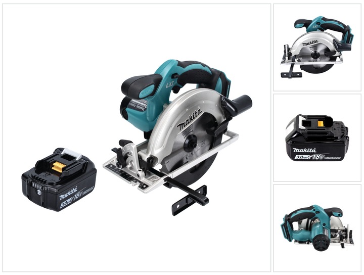 Productafbeelding Makita DSS 611 F1 accu handcirkelzaag 18V 165 mm + 1x 3,0Ah accu - zonder oplader