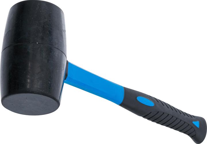 Actual product image BGS Rubber Mallet Fibreglas Shaft black Head Ø 70 mm 900 g (1250 g)