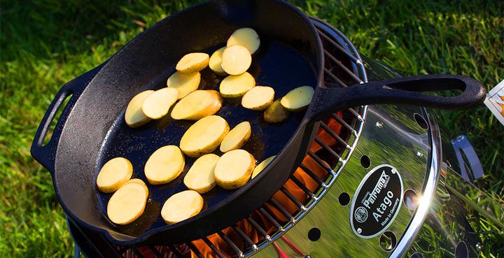 Actual product image Petromax Firepan (25 cm, Grill pan, Cast iron)
