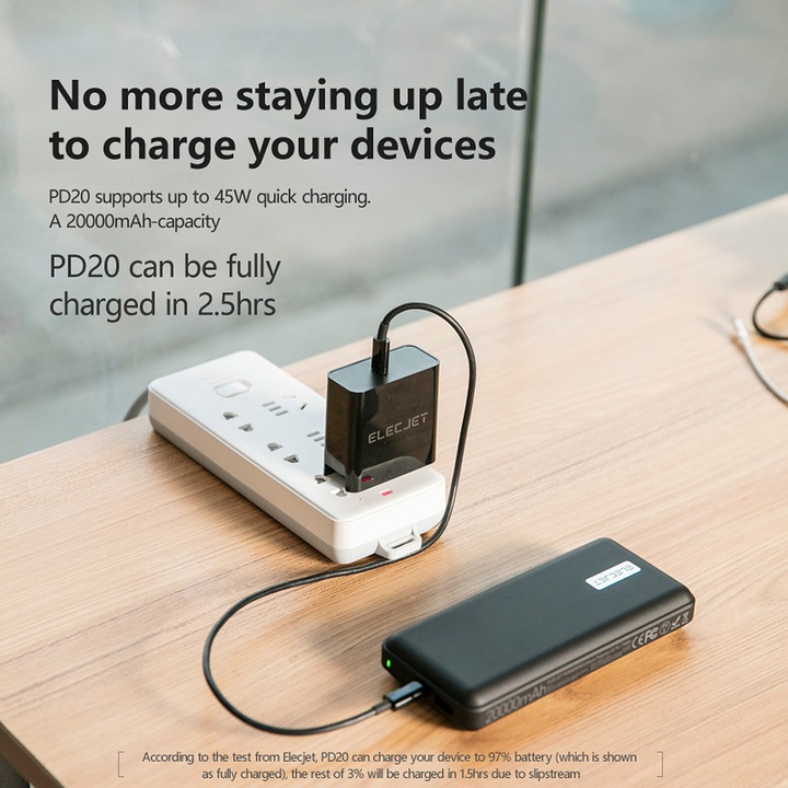 Produktbild Elecjet PowerPie P20 (20000 mAh, 45 W, 74 Wh)
