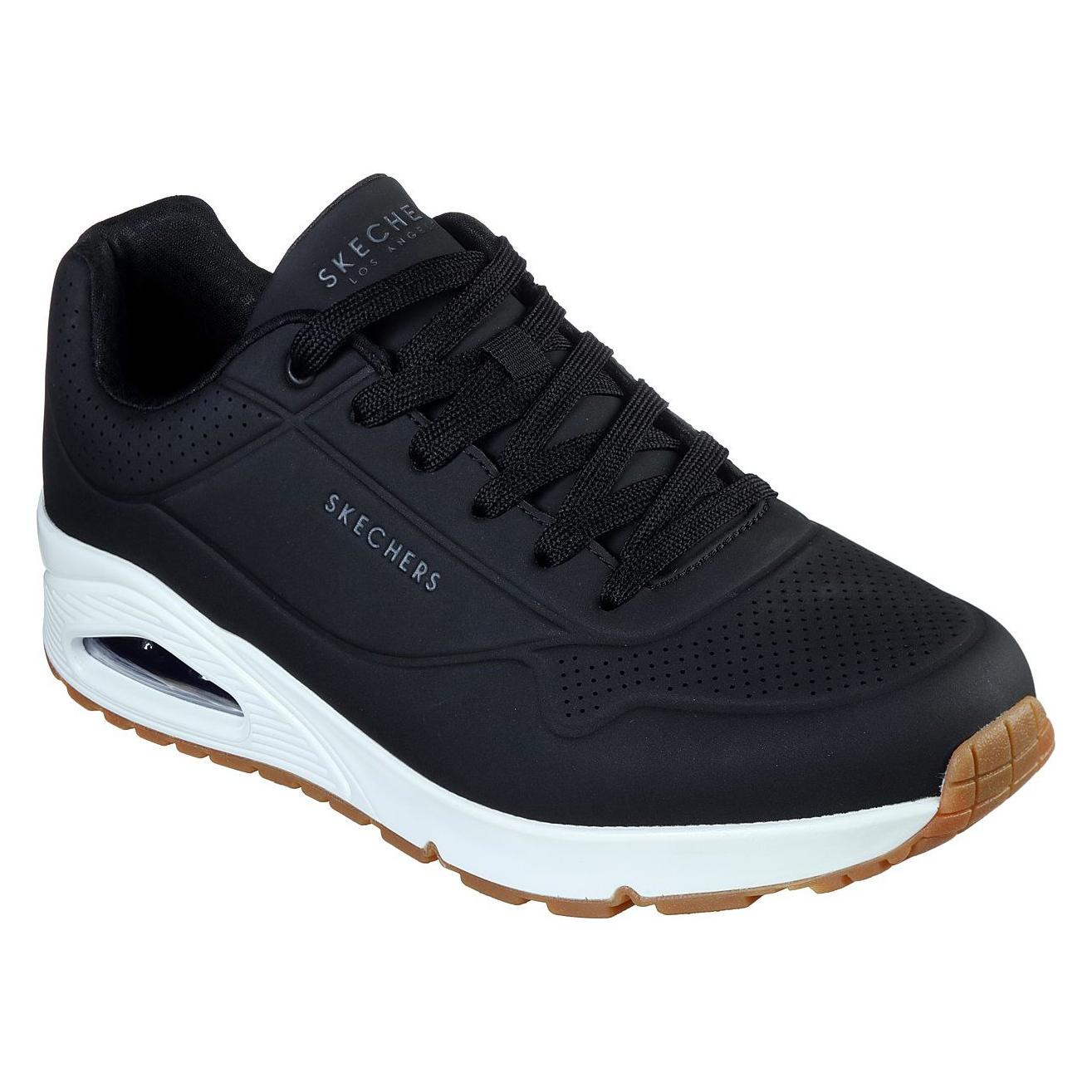 Skechers, Herren, Sneakers, Uno - 7461, Schwarz, (45.5)