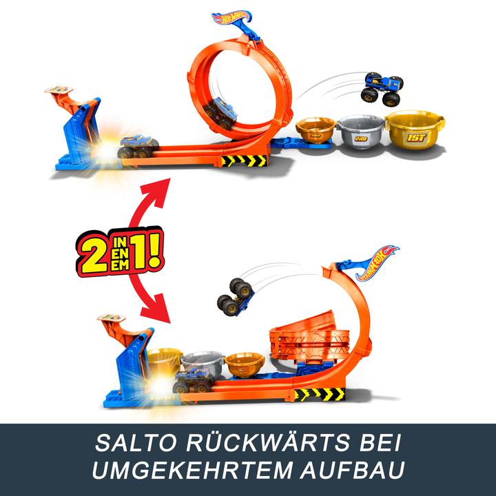 Actual product image Hot Wheels Monster Trucks 2-in-1 Loop & Flip Challenge
