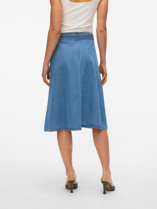 Actual product image Vero Moda VMJOLENE Hohe Taille Midirock Jeansrock (XS)