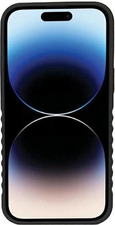 Actual product image Audi Synthetic Leather MagSafe iPhone 14 Pro 6.1" czarny/black hardcase AU-TPUPCMIP14P-GT/D3-BK (Apple iPhone 14 Pro)