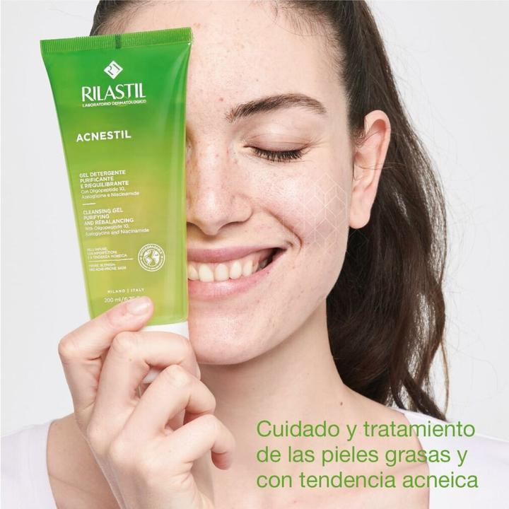 Produktbild Rilastil Acnestil Purifying Cleansing Gel - 100 Ml (Reinigungsmilch, 100 ml)