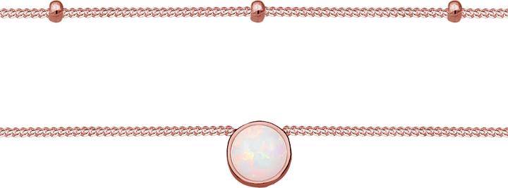 Image du produit Elli Choker, Layer, Opal (Opale Synthétique, Argent 925 sterling plaqué or, 36 cm)
