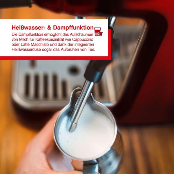 Productafbeelding Solis Barista Perfetta Plus 1016 portafiltermachine rood 980,19