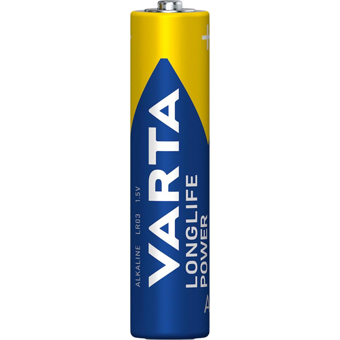 Thumbnail - Varta Longlife Power (12 Stk., AAA, 1260 mAh), Batterien + Akkus