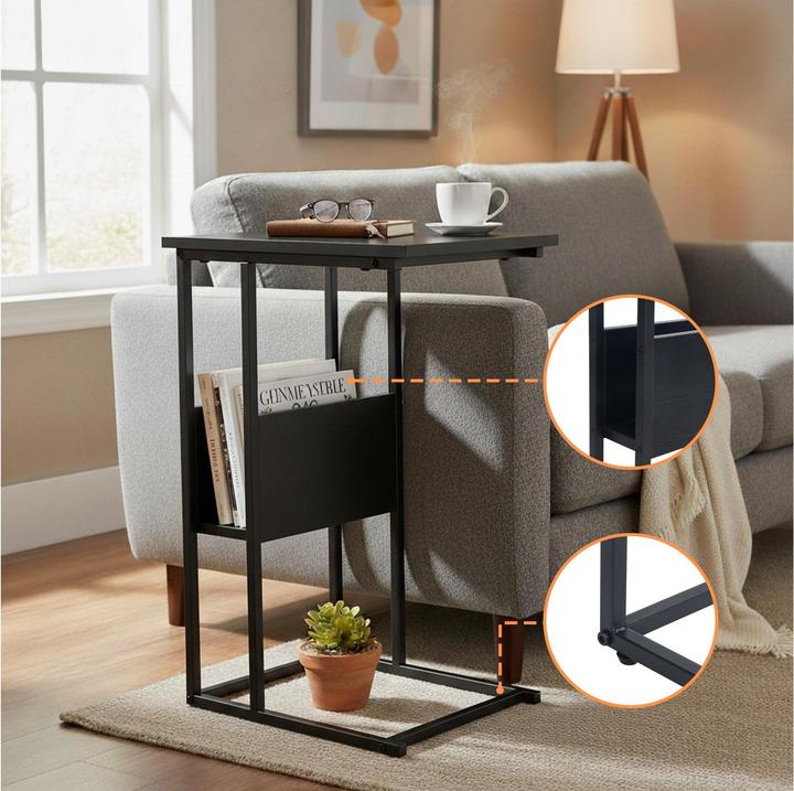 Image du produit Relaxdays Table d'appoint (36 x 55 x 60 cm)