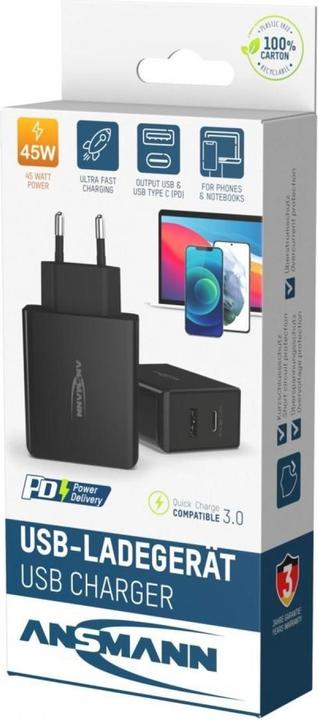 Produktbild Ansmann Home Charger (45 W, 2 Ports)