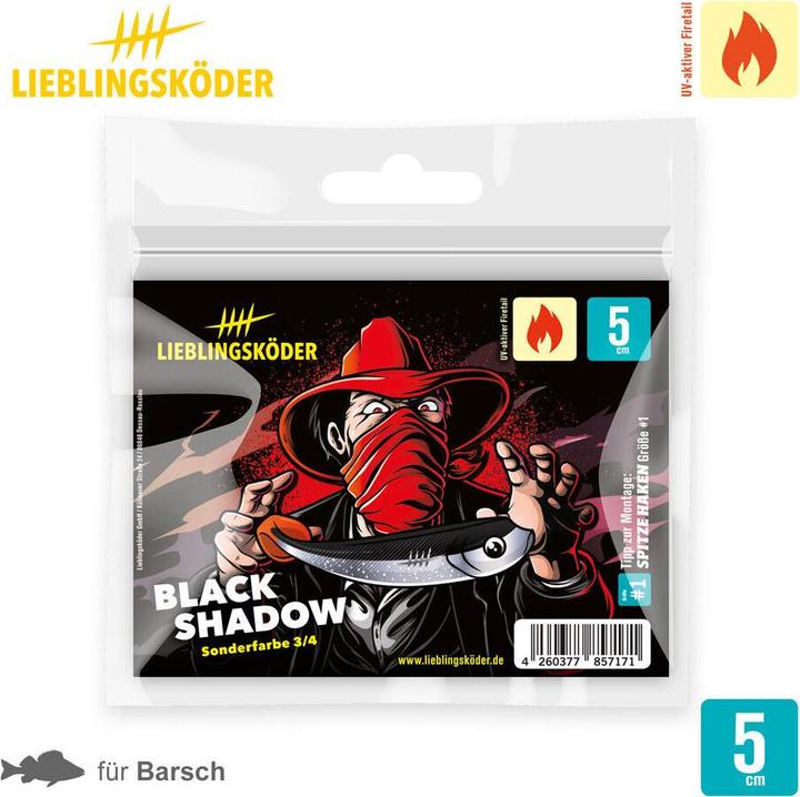 Produktbild Lieblingsköder Black Shadow (5 cm)