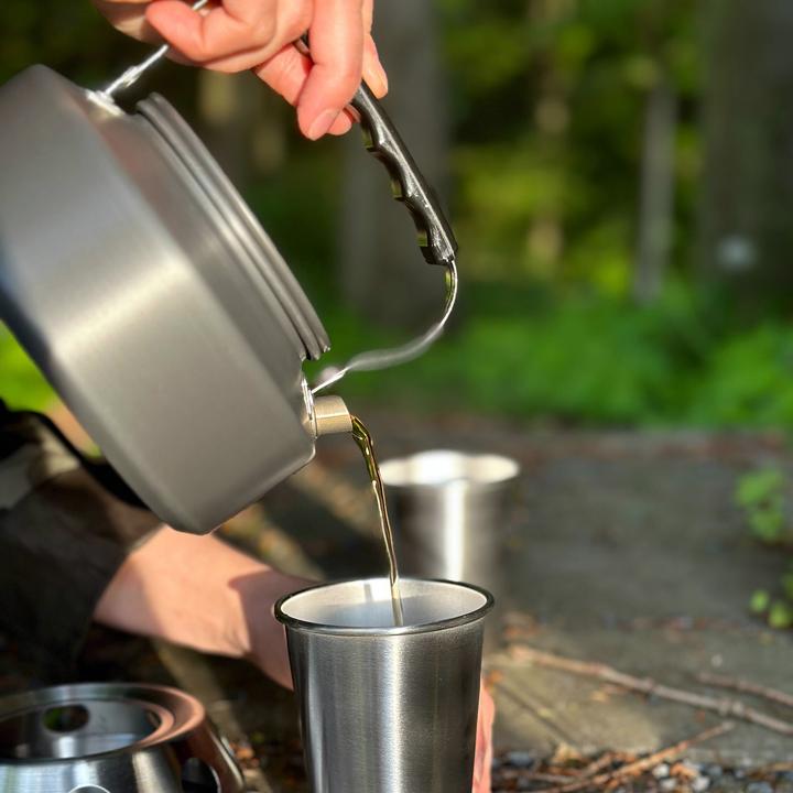 Produktbild Intirilife Camping Wasserkocher Outdoor Kochkessel (1.10 l)