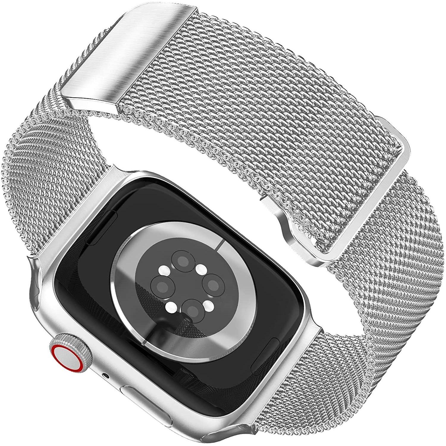 Thumbnail - Strap-it Armband (Edelstahl, Apple Watch), Uhrenarmband, Silber
