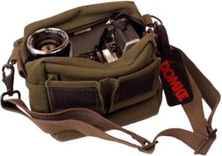 Actual product image Domke 700-51D F-5XA Small Shoulder Bag, Olive (Camera shoulder bag)