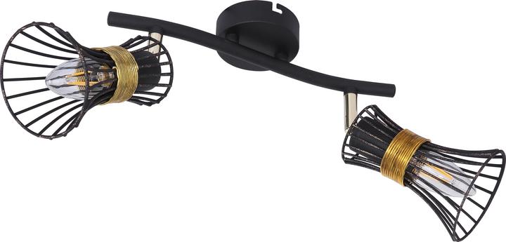 Immagine prodotto Globo Plafoniera nera 2xE14 (E14)