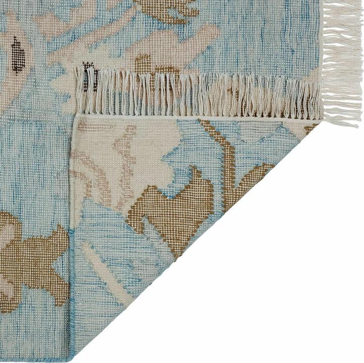 Produktbild Loberon Teppich Nére hellblau (300 x 300 cm)