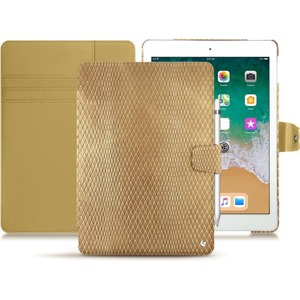 Noreve Lederschutzhülle Wallet (iPad 9.7), Tablet Hülle, Beige