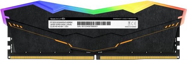 Produktbild Team Group D532GB 5600-36 Delta TUF RGB bk K2 TEM (2 x 16GB, 5600 MHz, DDR5-RAM, DIMM)