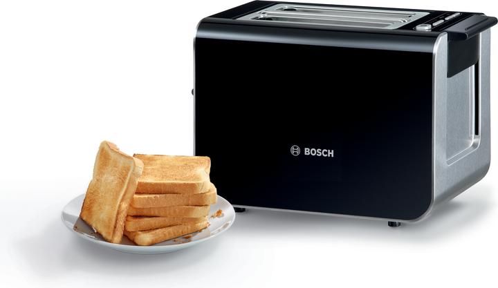 Immagine prodotto Bosch Hausgeräte Tostapane compatto, Styline, nero, TAT8613N
