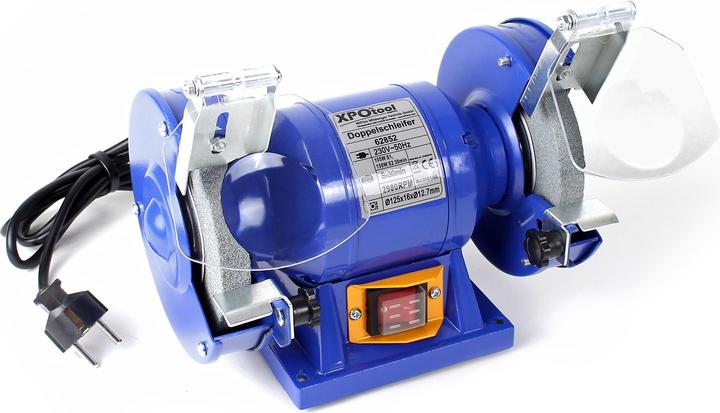 Produktbild Wiltec Doppelschleifer 150W Ø125mm Schleifmaschine Schleifer Schleifbock (Doppelschleifer, 150 W)