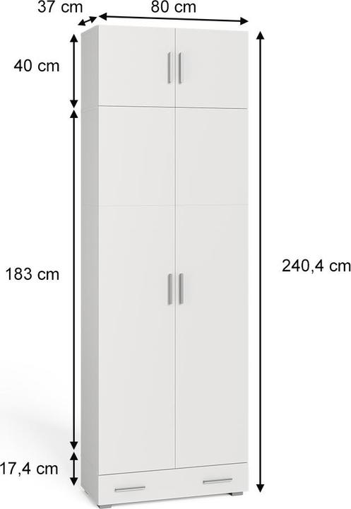 Actual product image Vicco Ingo (80 x 37 x 240 cm)