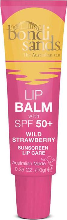Actual product image Bondi Sands Lip Balm SPF 50 Wild Strawberry Moisturising Lip Care with Sun Protection 10g (Lip balm)