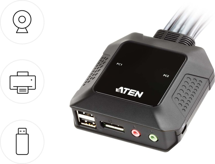 Immagine prodotto Aten CS22DP: Switch KVM DP USB, 2Port