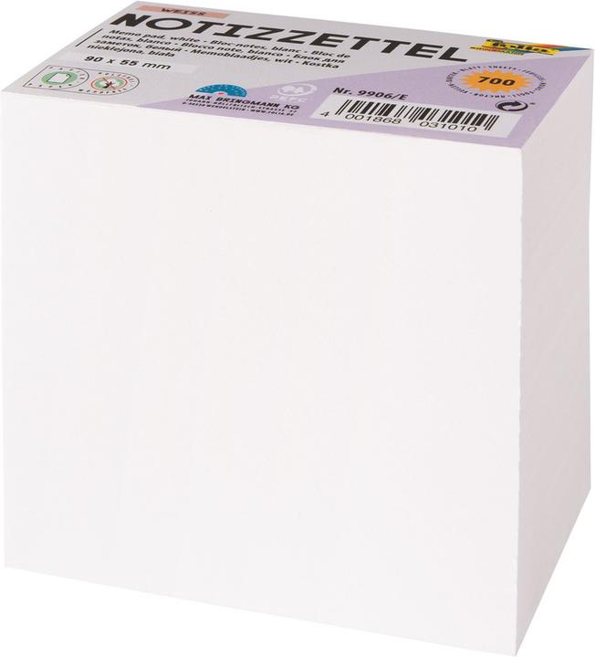 Produktbild Folia Zettelbox Ersatzpapier (90 x 89 mm)