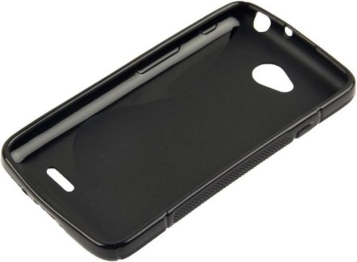 Actual product image König Design Mobile Phone Cover S Line TPU Case for LG L70 / Dual D325 Black (LG L70)