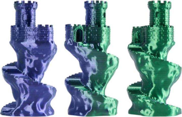 Immagine prodotto Filament · PLA Magic SILK · MYSTIC ORCHID · 1.75mm · 1kg (PLA, 1.75 mm, 1000 g, Multicolore)