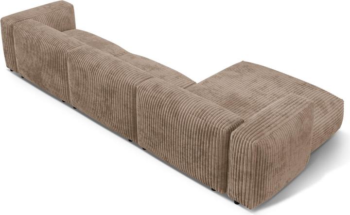 Image du produit Micadoni Canapé D'Angle Gauche Modulaire, "Martina", 3 Places, 332x176x75 Fabriqué en Europe (Canapé d'angle)