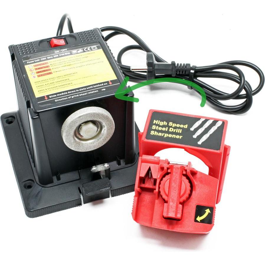 Wiltec, Schleifmittel, Schleifmaschine Schärfgerät 65W Messer Werkzeug schleifen schärfen