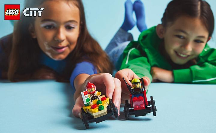 Image du produit LEGO Pizzalieferwagen vs. Löschauto (60458, LEGO City)