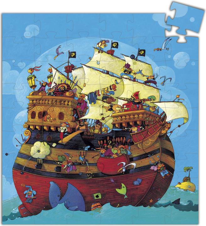 Actual product image Djeco Puzzle The ship ds Barbarossa (54 pieces)