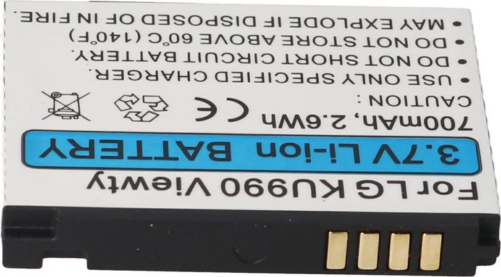 Actual product image LG Battery KU990 Viewty, HB620T