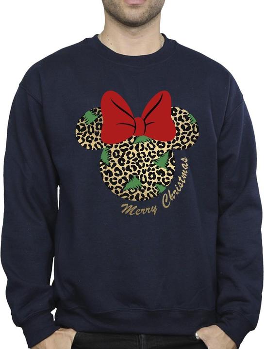 Immagine prodotto Disney Minnie Mouse Leopard Christmas Felpa Uomo (XXL)