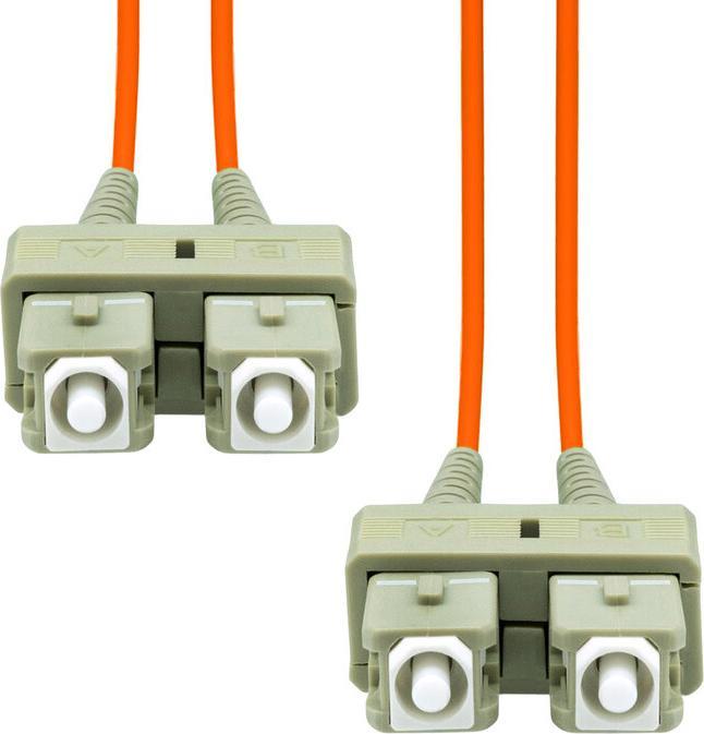 Actual product image ProXtend FO-SCSCOM1D-010 Fiber optic cable 10 m SC/UPC LSZH OM1 Orange (U/UTP, CAT7, 10 m)