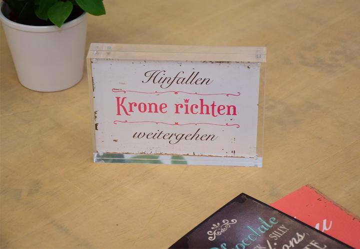 Produktbild Maul Bilderrahmen (B)150 x (T)24 x (H)115 mm, glasklar aus Acryl, im Hoch- oder Querformat nutzbar